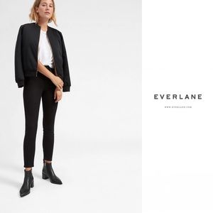 Everlane Boss Pebbled Leather Zip Ankle Boot Sz 6